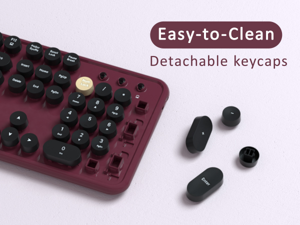colorful wireless keyboard