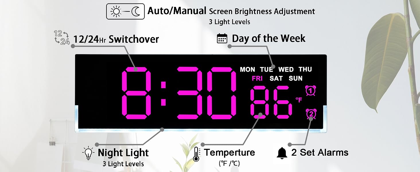 LED desk CLOCK