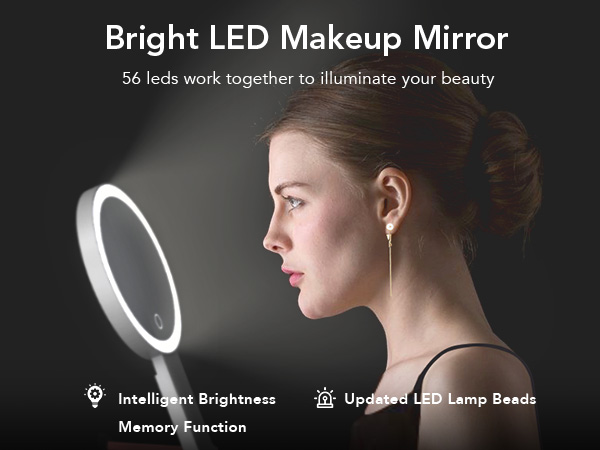 led makeup mirror