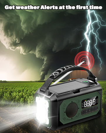 12000mAh Emergency Weather Radio