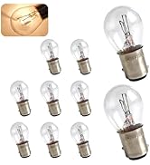 Hugwits 10 PCS 1157 Light Bulbs, P21/5W S25 12V 21/5W BAY15D Turn Signal Light Bulbs, Double Tail...