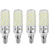 E12 LED Corn Bulbs 16W AC85-265V LED Candelabra Bulb (4 Pack) 80 LEDs 2835 SMD 1500LM 120W Incand...