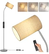 Ldeco Standing Lamp for Living Room with Remote Control Light Bulb Adjustable Modern Reading Ligh...