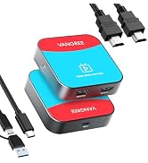 VANGREE Capture Card for Nintendo Switch, 4K Audio Video Capture Card, USB C 3.0 1080P 60FPS HDMI...