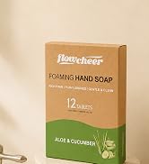 flowcheer Foaming Hand Soap Refill Tablets, Aloe & Cucumber Scent, 12 Pack | Makes 108 fl oz (12 ...