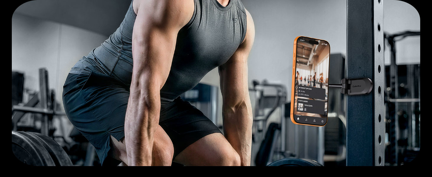 Beyond the Gym: Perfect for recording workouts, following recipes on a fridge, or video calls.