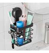LEVERLOC Upgraded Suction Cup Toothbrush Holder, Visible Safety Indicator, Large Capacity, Anti-P...