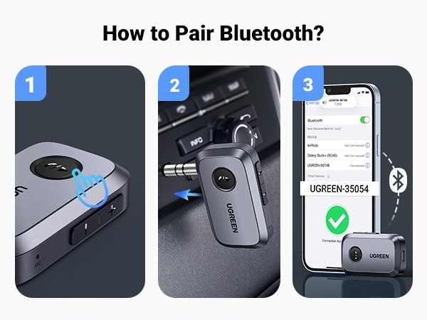 Aux Bluetooth Adapter for Car