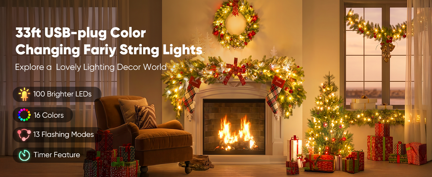Color Changing Fairy String Lights