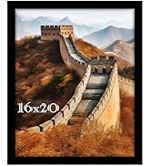 Picrit 16x20 Picture Frame, Photo Frame for Wall Mounting Diaplay, Black
