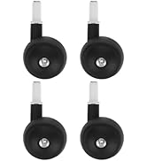 ULTECHNOVO 4pcs Baby Walker Replacement Wheels Walker Wheel Accessories Plastic Casters for Trend...