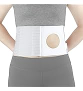 NIdreamCE Adjustable Ostomy Hernia Belt - Breathable Stoma Support Belt for Colostomy & Ileostomy...