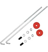 Car Battery Hold Down J Bolts,18-8 (304) Stainless Steel BBattery Hold Down Bracket J Hooks,Unive...