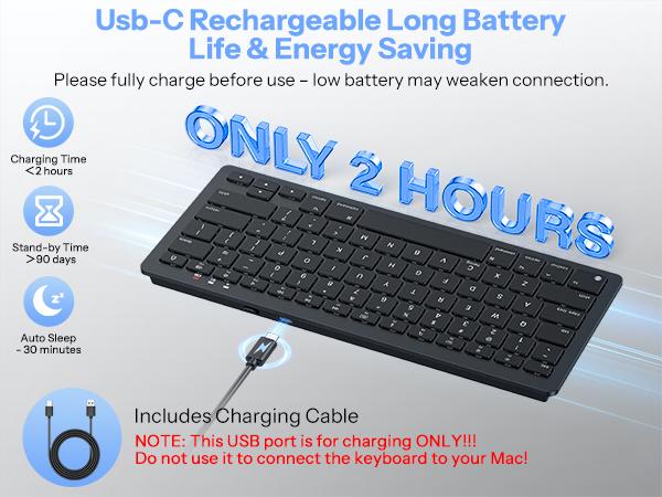 Rechargeable Mac Keyboard