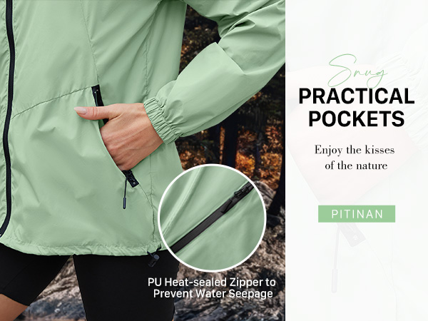 women's rain jacket