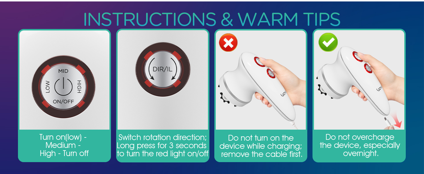 Instructions & Warm Tips