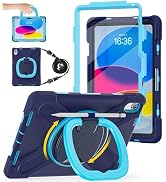 BATYUE Case for iPad (A16) 11th/10th Gen 11''/10.9'' 2025/2022 - Heavy Duty Shockproof Cover with...
