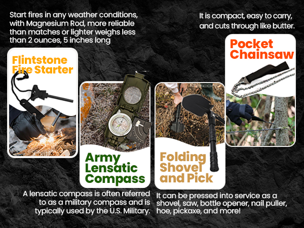 car hunting tactical first aid kit survival camping gifts for men