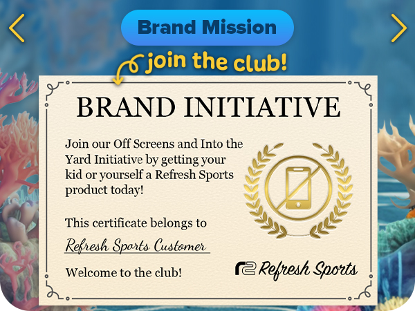 Refresh Sports Brand Mission