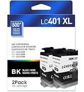 INKMATE LC401 LC401XL MFC-J1010DW Ink Cartridges Works for Brother Printer LC 401 401XL for MFC-J...