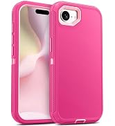 Jelanry Case for iPhone 16e 2025, Heavy Duty & Rugged Dual-Layer with USB C Port Anti dust Protec...