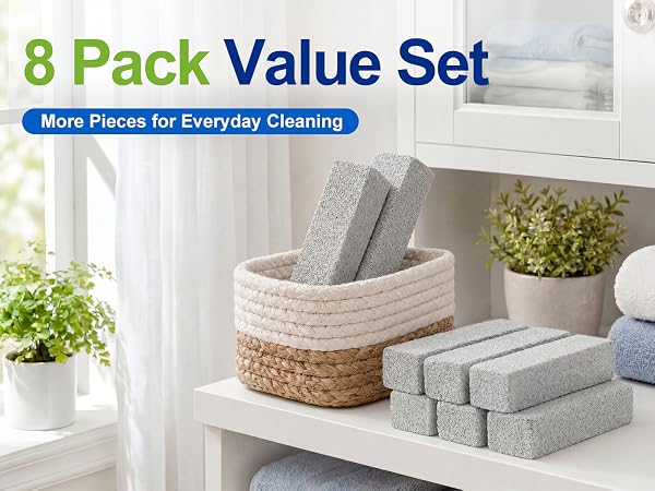 8 pack value set pumice cleaning sticks