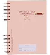 DesignWorks Ink Standard Issue Notebook No. 12 – 6" x 8.25" Undated Daily Planner & Writing Journ...