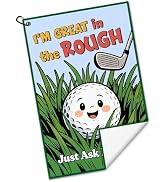 Gkodw I'm Great in The Rough Golf Towel with Clip, Funny Golf Bag Accessories, Golfing Accessorie...