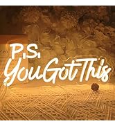SYLHOME You Got This Led Neon Light Sign Bedroom Office Desk Shelf Wall Sign Decor Encouragement ...