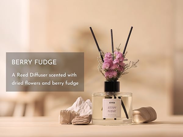 Flower Reed Diffuser Set, Essential Oils Scented Diffuser with Sticks, Air Fresheners Home Fragrance