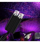USB Night Light Star Projector, LEDCARE 2 in 1 Interior Car Roof Lights, Adjustable Romantic Port...