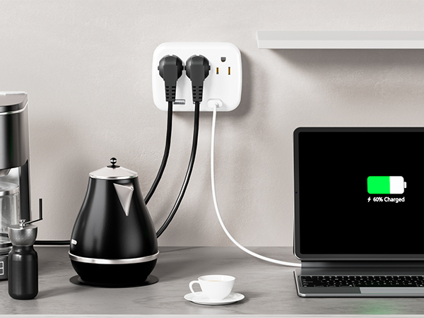 multiple outlet wall plug