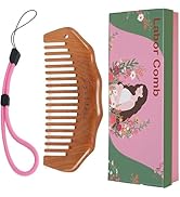 Moreinday Labor Comb, Peachwood Birthing Comb for Labor Pain with Wrist Strip and Gift Case