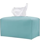 Hapforever 1PC Extra Large Rectangle Tissue Box Cover, PU Leather Rectangular Tissue Box Holder w...