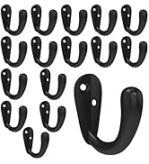 CBWLWJ 16 Pakc Coat Hooks Wall Mounted Single Prong Robe Wall Hooks for Hanging Towel Hooks for L...