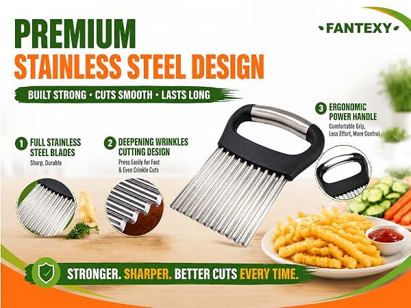 Large Crinkle Cutter For Veggies