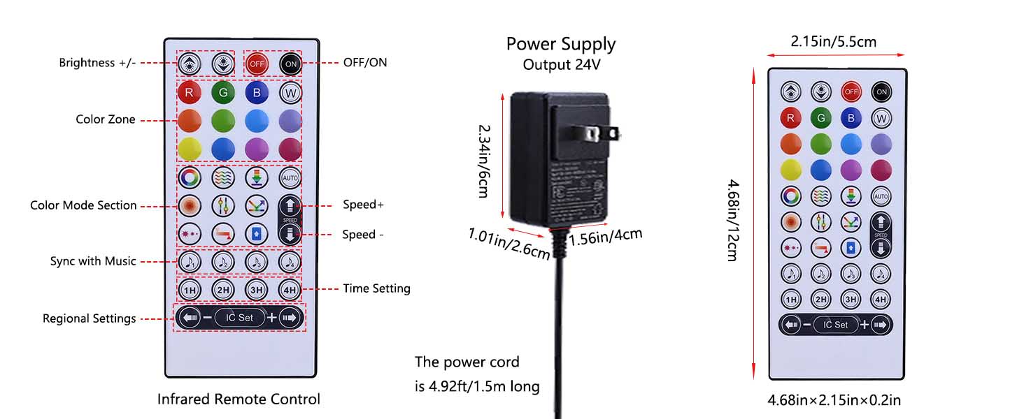 Remote & Power