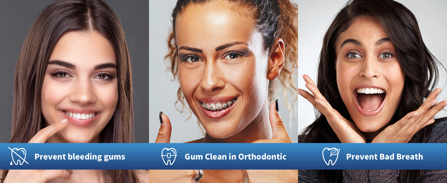 Electric Toothbrush with Water Flosser