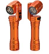 TactEagle Rechargeable Flashlight 1400 Lumen, Dual Light Source (6500K High Lumen + 5000K CRI=95)...