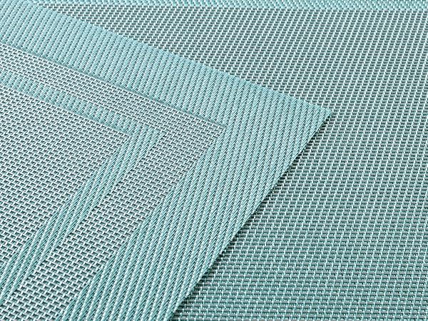 pvc vinyl plastic basket weave placemats outdoor indoor dinner party table placemats