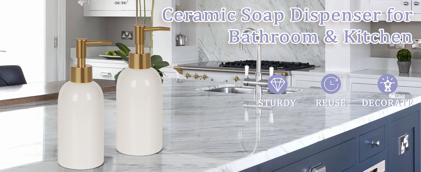 Ceramic Soap Dispenser