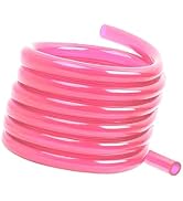 MOXRUQ Carburetor Fuel line, 9.84ft Long 0.2" ID Fuel Vent Line Hose, Waterproof Flexible High-te...