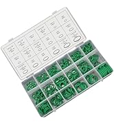 WZP 270PCS O Ring Kit, Rubber Seal AC O Ring Kit, 18 Sizes O Rings Assortment Repair Kit for Car ...
