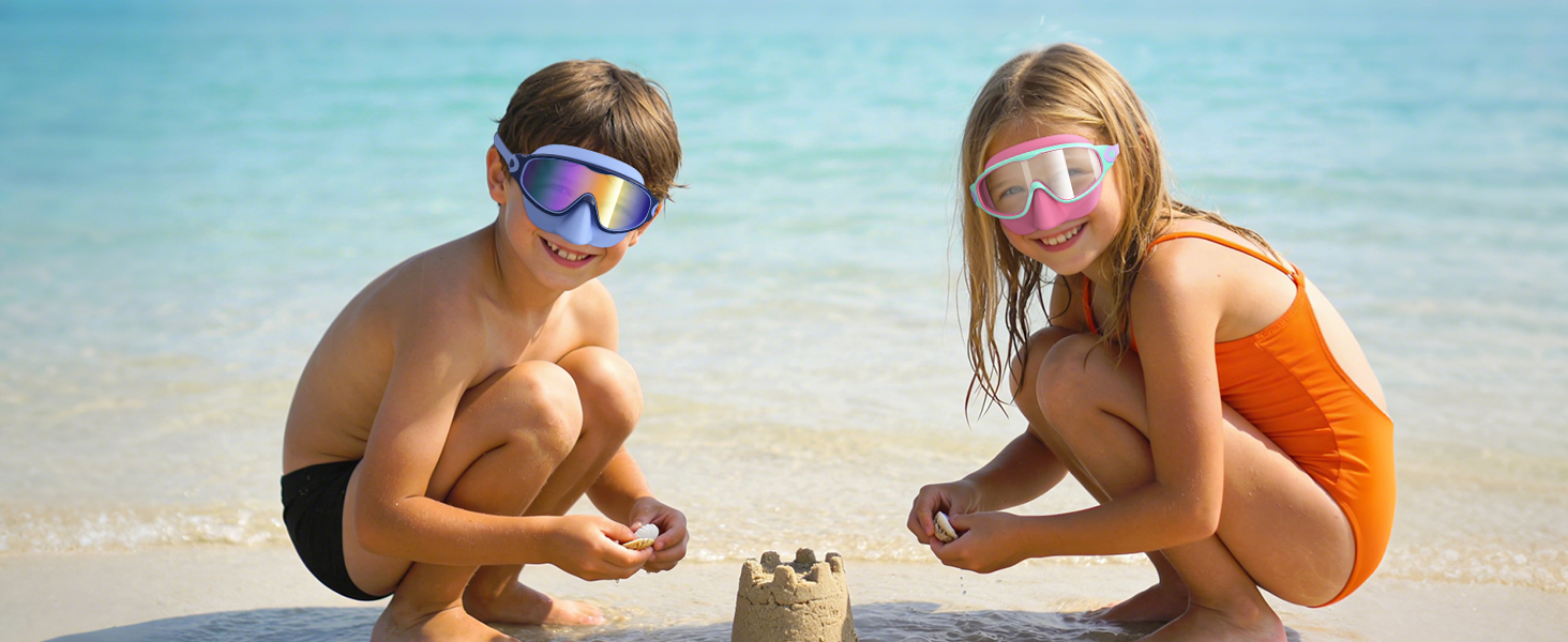 kids goggles for swimming 4-7