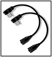 flat plug extension cord