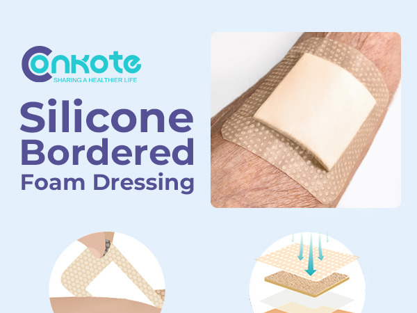 silicone foam dressing 4x4