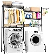 Golpart Over Washer and Dryer Shelves,Heavy Duty Laundry Room Storage Organization Clothes Drying...