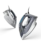 IRONDAY Steam Iron for Clothes Rapid Heating, 1700W Iron Burst of Steam, Non-Stick Ceramic Solepl...