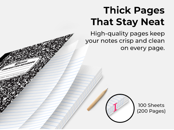 colorful composition notebook wide ruled journal marble notebooks for school