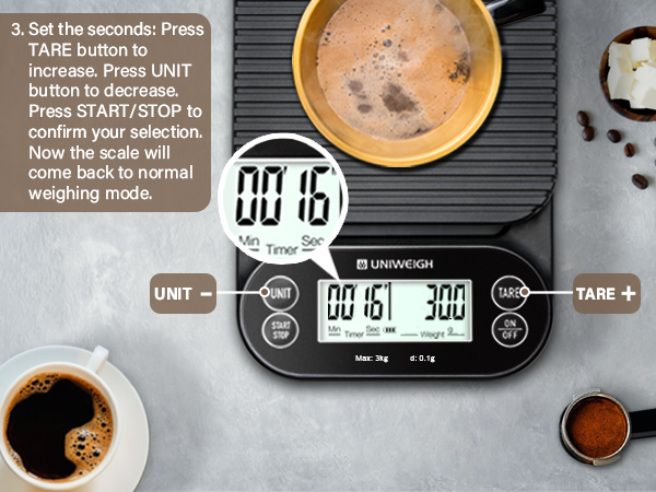 espresso coffee scale